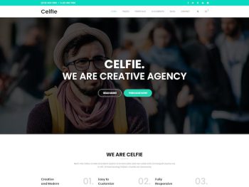 Celfie - Bootstrap MultiPurpose HTML5 Template Yazı Tipi