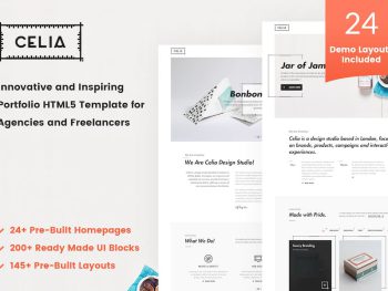 Celia - Innovative Portfolio HTML5 Template Yazı Tipi