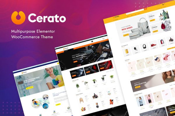 Cerato - Multipurpose Elementor WooCommerce Theme WordPress Teması