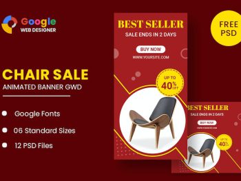 Chair Google Adwords HTML5 Banner Ads GWD Yazı Tipi