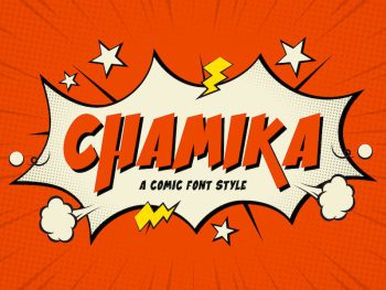 Chamika - A Comic Font Style Yazı Tipi