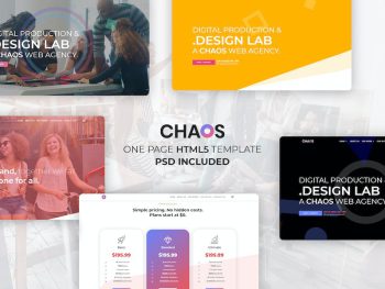 Chaos - Creative Parallax One Page HTML5 Template Yazı Tipi