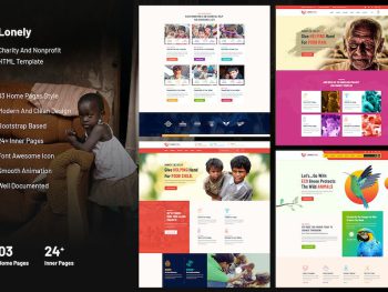 Charity & Nonprofit HTML Template Yazı Tipi