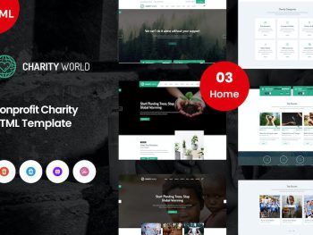 Charity World - Crowdfunding & Nonprofit Yazı Tipi