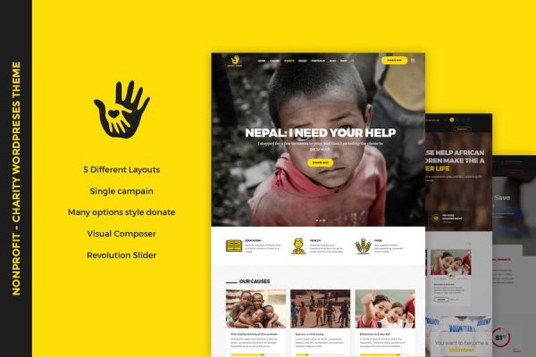 CharityHeart - Nonprofit WordPress Teması