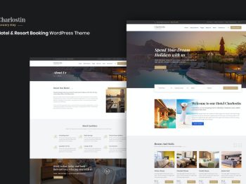 Charlostin - Hotel & Resort Booking WordPress Teması