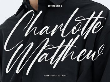 Charlotte Matthew Signature Script Font Yazı Tipi