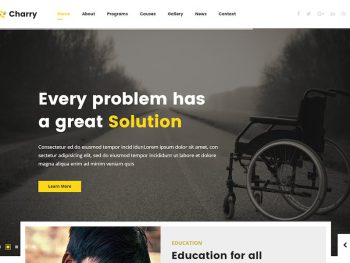 Charry - Non Profit Charity Template Yazı Tipi