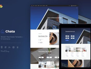 Chata - Modern Real Estate Template + E-Commerce Yazı Tipi