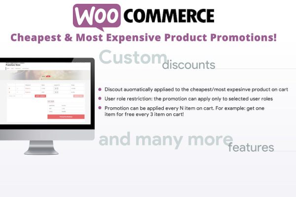 Cheapest & Most Expensive Product Promotions WordPress Eklentisi