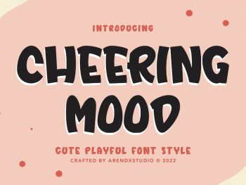 Cheering Mood - Cute Playful Font Yazı Tipi