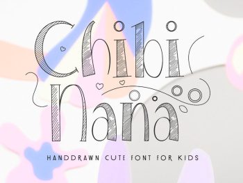 Chibi Nana - Hand Draw Font Yazı Tipi