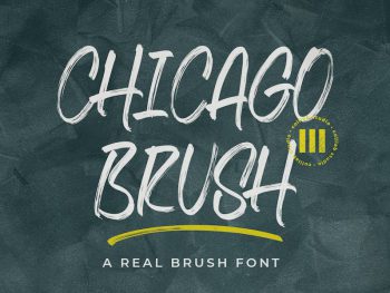 Chicago Brush - A Brush Font Yazı Tipi