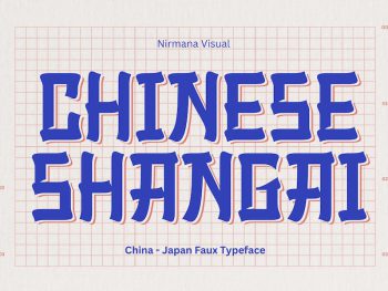 Chinese Shangai - Asian Font Yazı Tipi