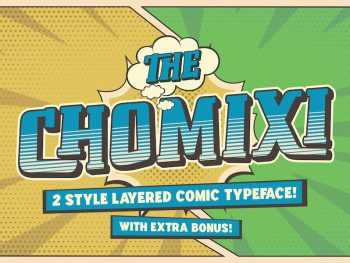 Chomoxi Comic Typeface Yazı Tipi