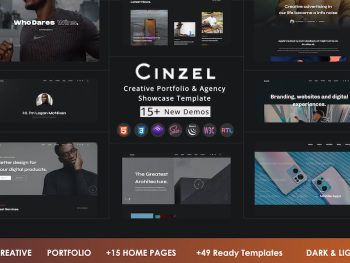 Cinzel - Creative Portfolio & Agency template Yazı Tipi