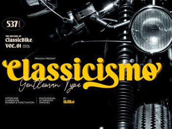 Classicismo - Gentleman Type Yazı Tipi