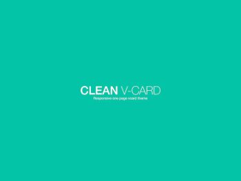 Clean Responsive Retina Ready V-card Template Yazı Tipi