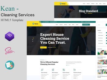 Cleaning Services Bootstrap & HTML5 Template Yazı Tipi