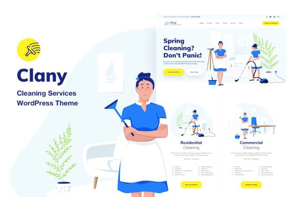 Cleaning Services - WordPress Teması