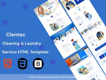 Clentac - Cleaning Services HtmlTemplate Yazı Tipi