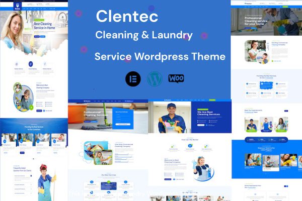 Clentac - Cleaning Services WordPress Teması