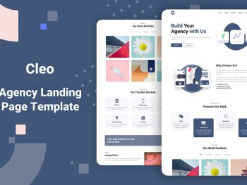 Cleo - Agency Landing Page Template Yazı Tipi