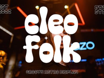 Cleo Folk | Groovy Retro Display Yazı Tipi