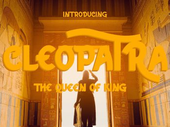 Cleopatra - Display Font Yazı Tipi