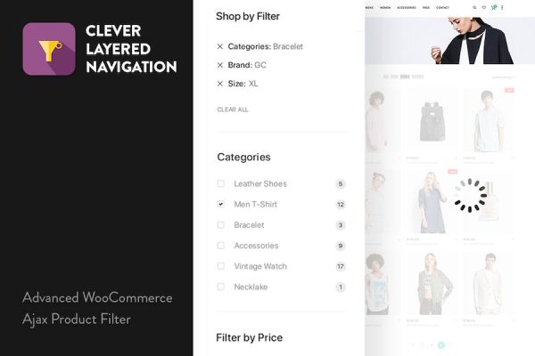 Clever WooCommerce Ajax Product Filter WordPress Eklentisi