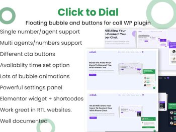 Click to dial - Direct call from website WordPress WordPress Eklentisi