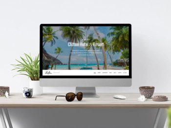 Clifton Hotel - One-Page Parallax HTML5 Travel Yazı Tipi