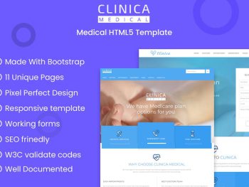 Clinica - Medical HTML Template Yazı Tipi