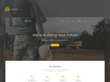 Cobuild - Construction Landing Page Html Template Yazı Tipi