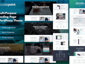 CodePoint - Landing Page WordPress Teması