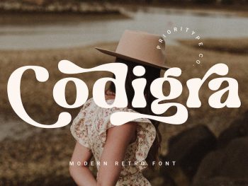 Codigra - Modern Retro Font Yazı Tipi