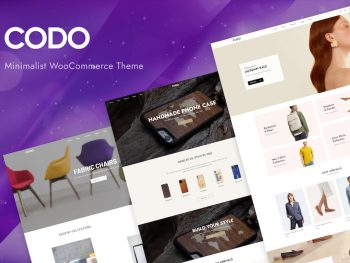 Codo - Minimalist Elementor WooCommerce Theme WordPress Teması