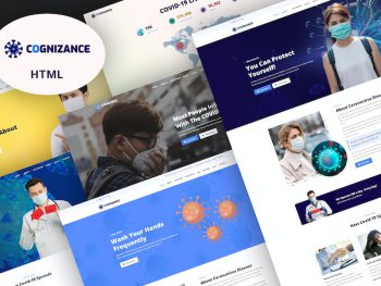 Cognizance - Medical Health & COVID-19 Template Yazı Tipi