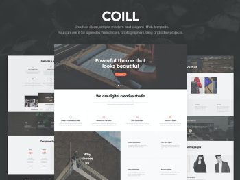 Coill | Business & Agency HTML5 Template Yazı Tipi