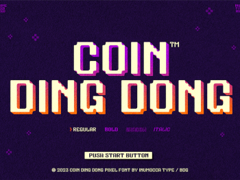 Coin Ding Dong Yazı Tipi