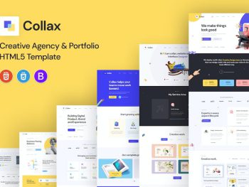 Collax - Creative Agency And Portfolio Template Yazı Tipi