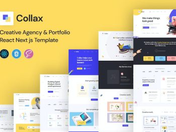 Collax - Creative Agency React Next js Template Yazı Tipi