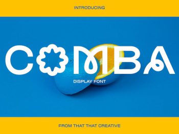 Comba Display Font Yazı Tipi