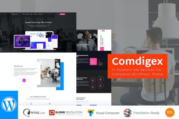 Comdigex - IT Solutions and Services WP Theme WordPress Teması