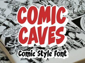 Comic Caves - Comic Style Font Yazı Tipi