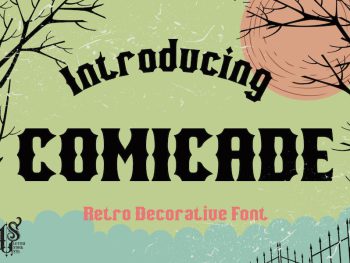 Comicade - Retro Font Yazı Tipi