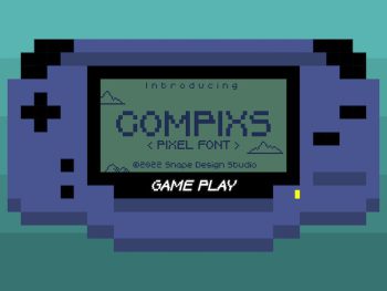 Compixs - Pixel Font Yazı Tipi