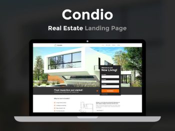 Condio - Real Estate Landing Page Yazı Tipi