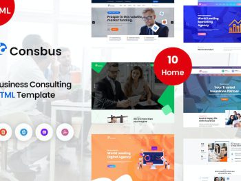 Consbus - One Page Template Yazı Tipi