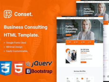 Conset - Business Consulting HTML5 Template Yazı Tipi